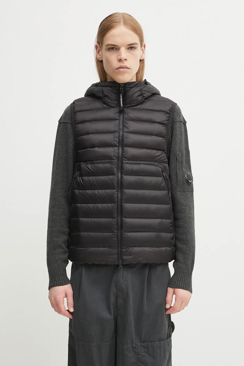 Liivi C.P. Company C.P. Company Hooded Down Vest Musta | 19CMVE032A110416A