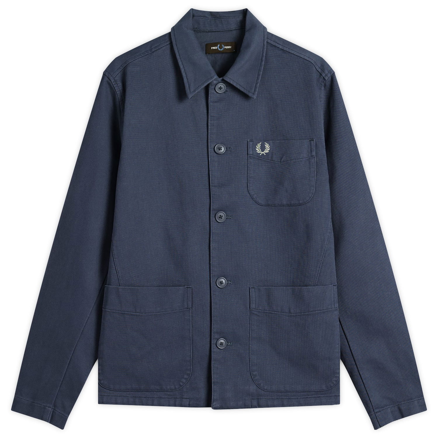 Paita Fred Perry Bedford Corduroy Overshirt, Size Large Sininen | M1701-738, 0