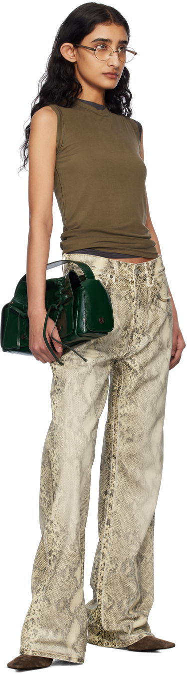 Jeans Acne Studios Acne Studios Printed Jeans Beige | AK0895-, 3