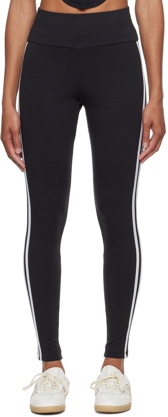 Leggingsit adidas Originals Black 3-Stripes Leggings Musta | IP2968