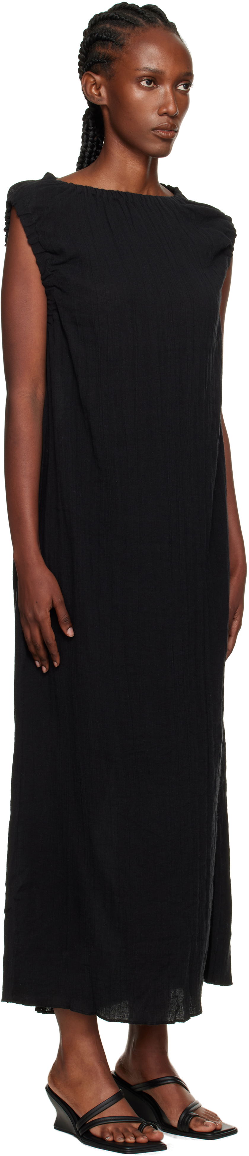 Mekko Baserange Baserange Mia Maxi Dress Musta | DRMI-CL-AU25, 1