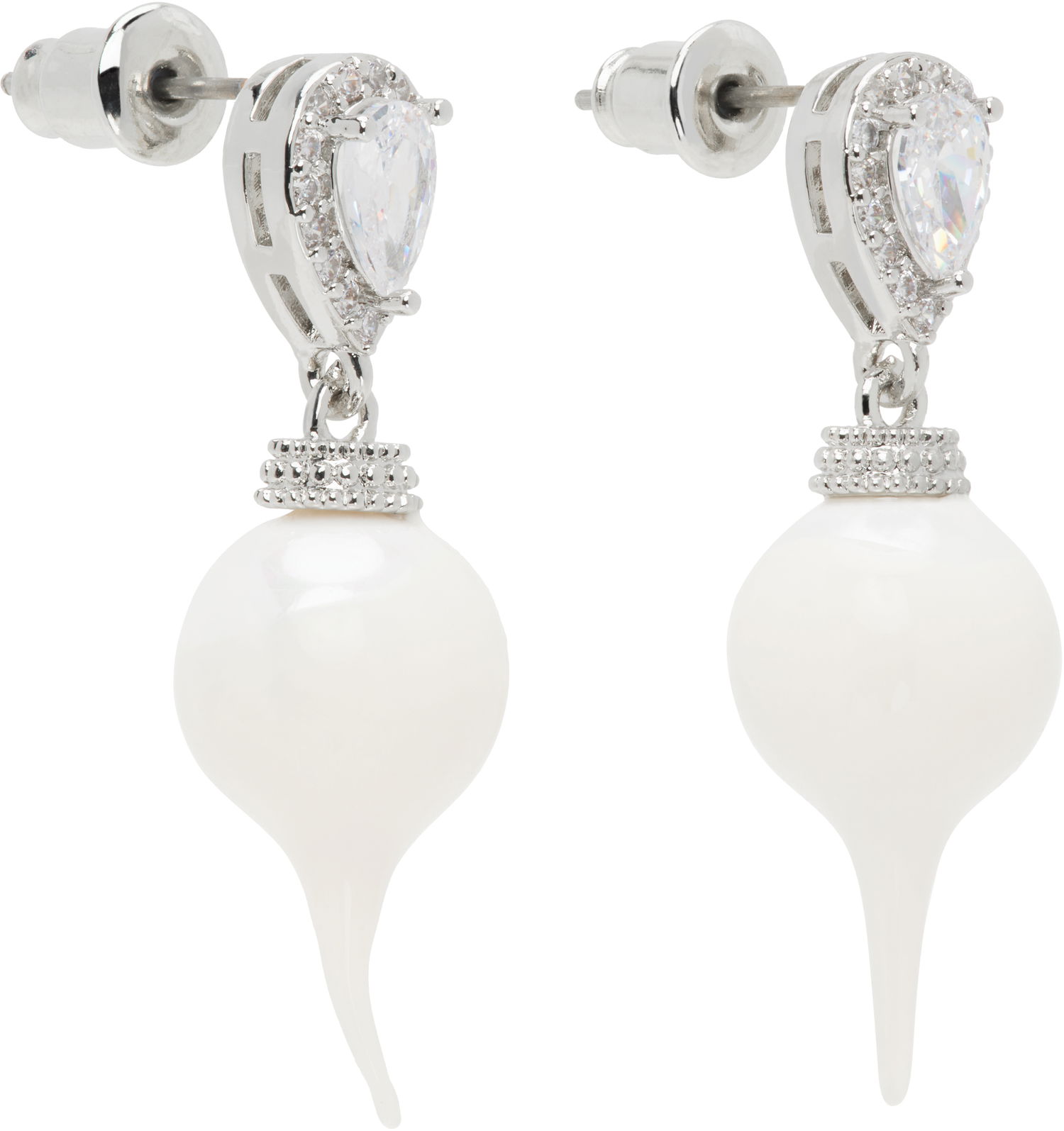 Korvakorut Ottolinger Ottolinger Diamond Drop Earrings Valkoinen | 125901425E01, 1