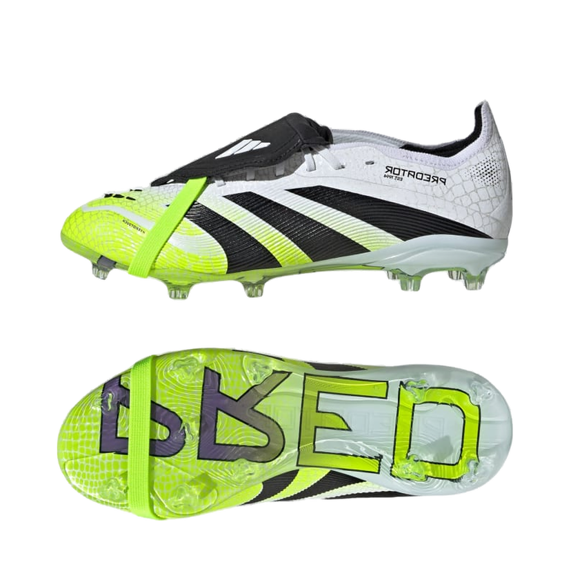 Tennarit ja kengät adidas Performance Predator Elite Fold-Over Tongue Firm Ground Valkoinen | JP9915