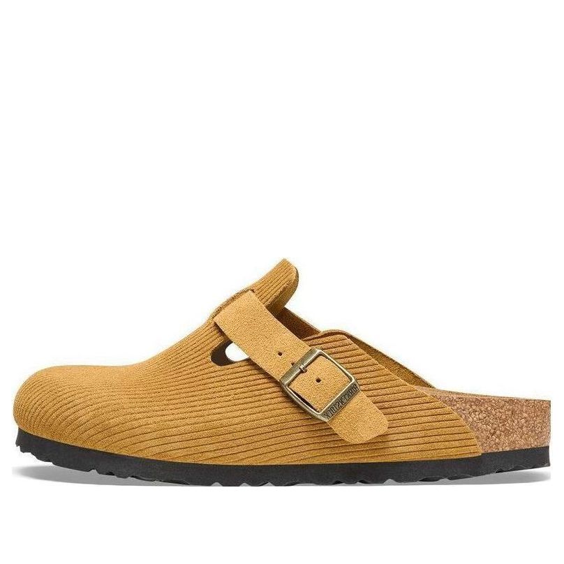 Tennarit ja kengät Birkenstock Birkenstock Boston Suede Embossed Clogs Keltainen | 1026155, 0