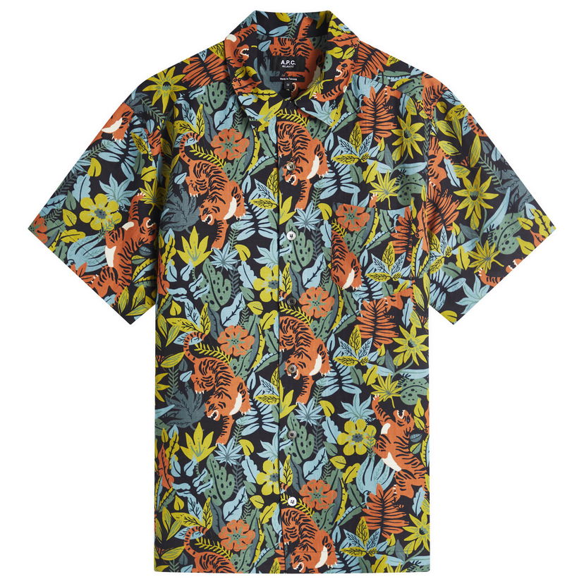 Paita A.P.C. A.P.C. Roy Tropical Print Vacation Shirt Monivärinen | VIALU-H12608-SAA