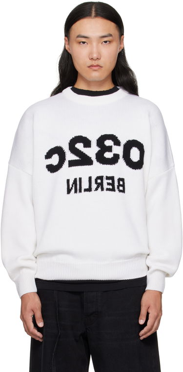 Villapaita 032C 032c Selfie Sweater Valkoinen | F25-URK-1511-100, 0