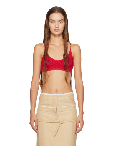 Rintaliivit Jacquemus Le Raphia 'Le Bandeau Pralu' Camisole Punainen | 23E231KN502-2060
