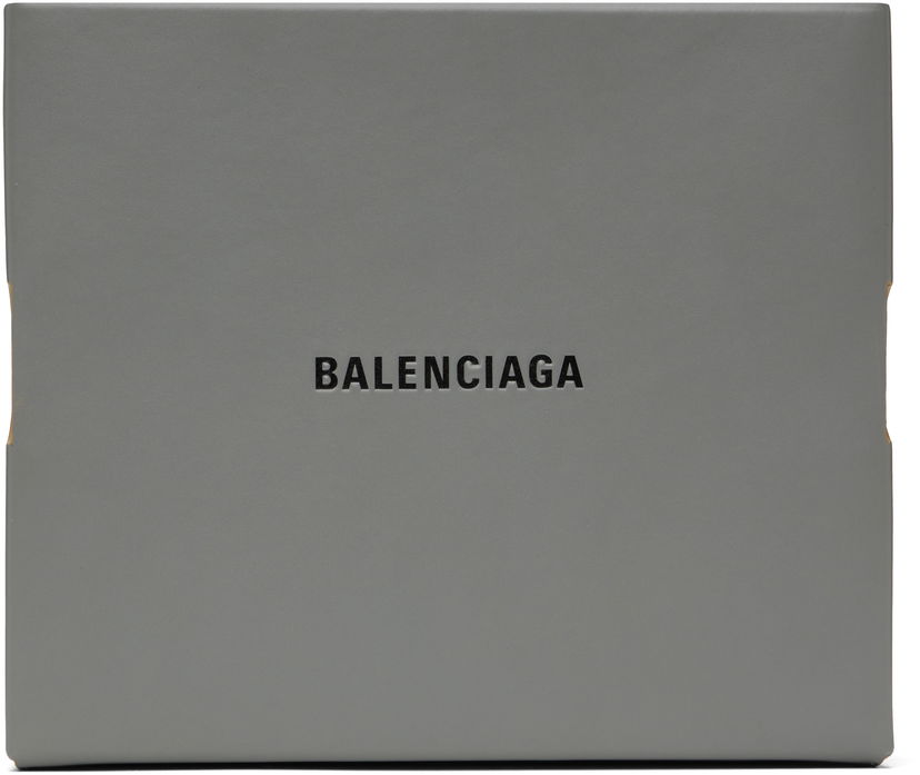 Matkalaukku Balenciaga Balenciaga Shopper Box Clutch Harmaa | 817708 2ABIL