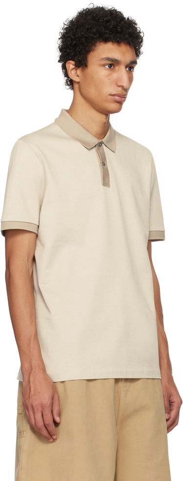 Poolopaita BOSS BOSS Micro Pattern Mercerized Polo Beige | 50532246, 1