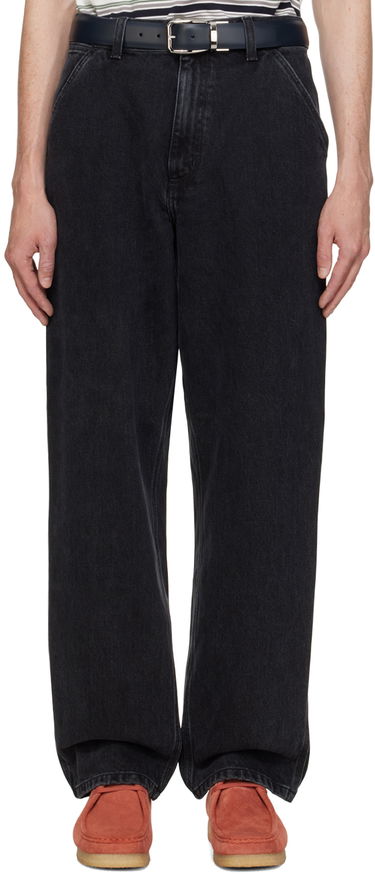 Jeans Carhartt WIP Single Knee Denim Pants Musta | I032024, 0