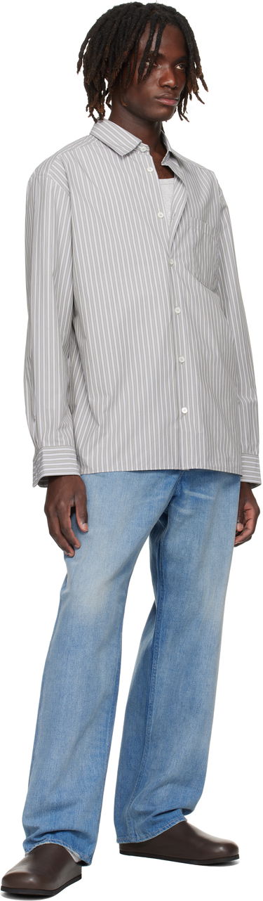 Paita A.P.C. A.P.C. Malo Striped Shirt Harmaa | COHJJ-H12532, 3