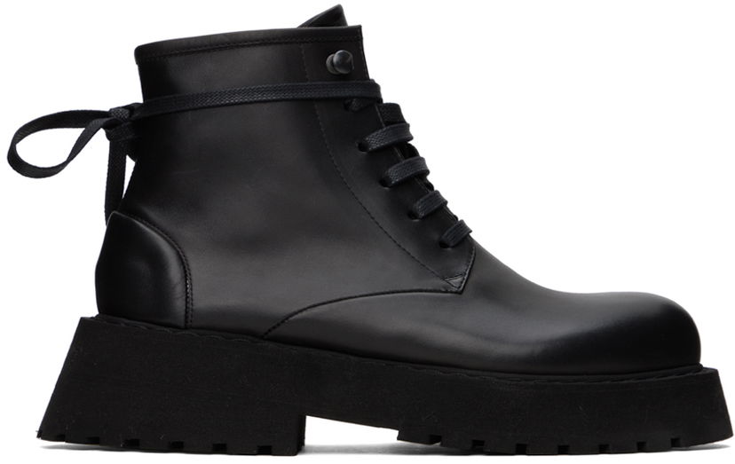Vaatteet Marsèll Micarro Lace Up Ankle Boots Musta | MW6300 093