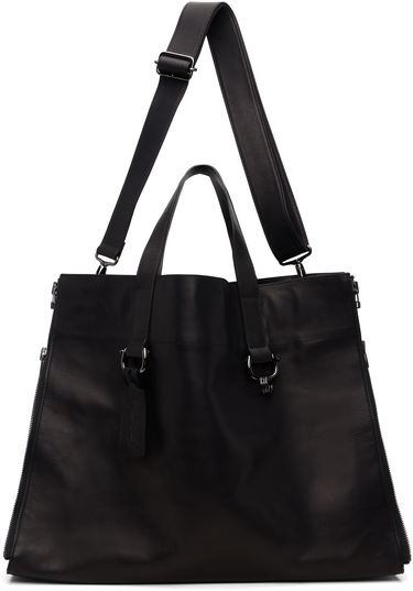 Kangaskassi Yohji Yamamoto YOHJI YAMAMOTO Zipper LL Tote Musta | DM-I01-784, 0