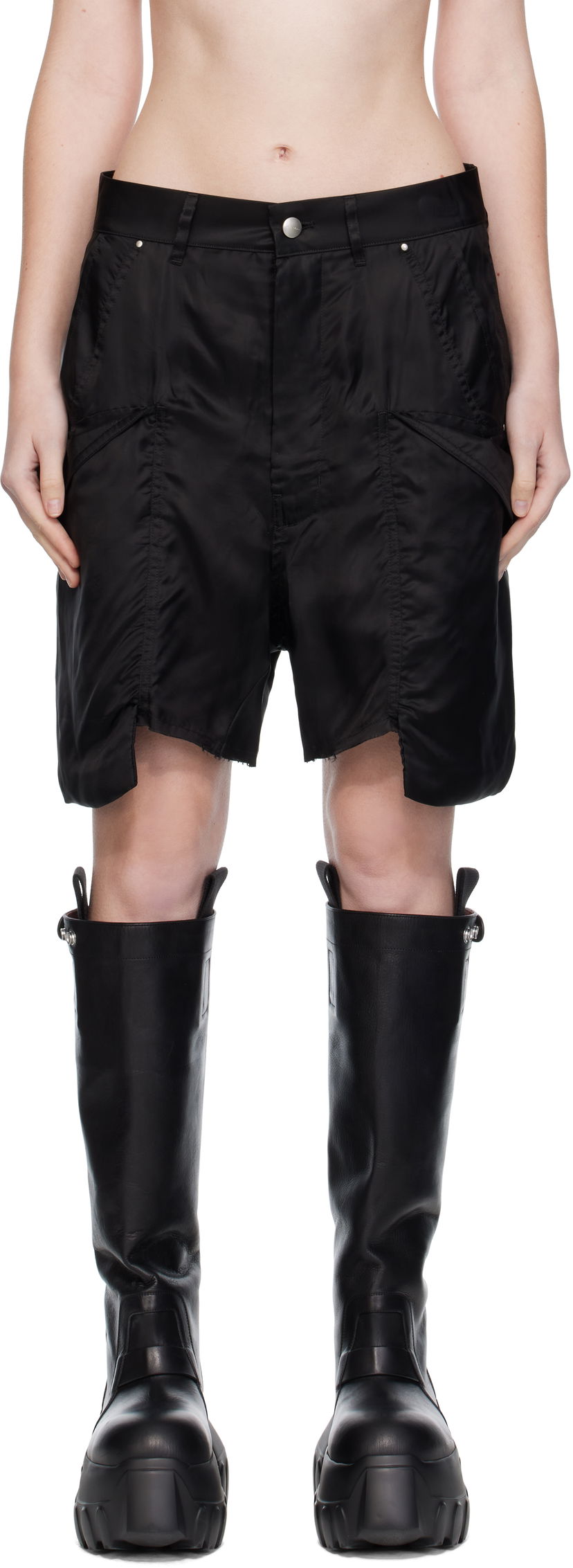 Shortsit Rick Owens Rick Owens Stefan Cargo Shorts Musta | RP02E4312 K