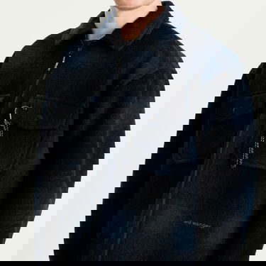 Takki and wander Shaggy Wool Zip Jacket, Size Small Tummansininen | 5745283053-120, 5