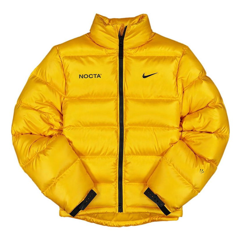 Puffer takki Nike NOCTA Drake Stand Collar Down Jacket Keltainen | DA4137-739