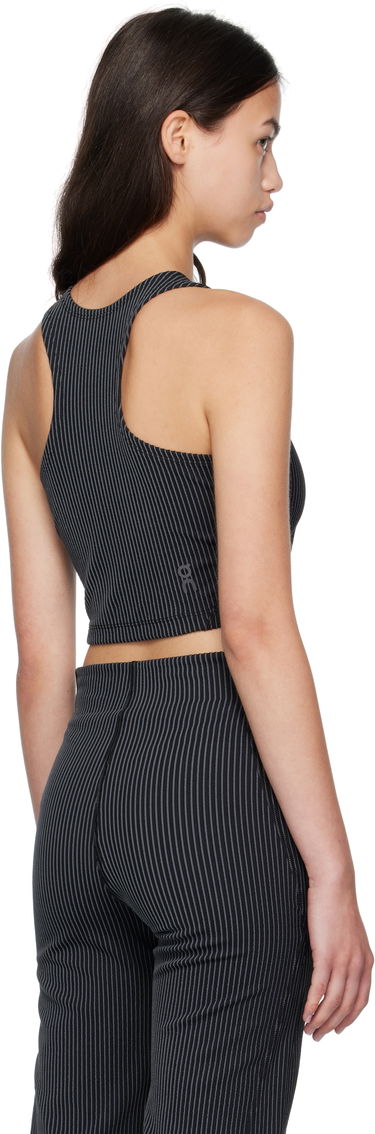 Crop top On Running All-Day Ribbed Crop Sport Top Musta | 1WF30420080, 2