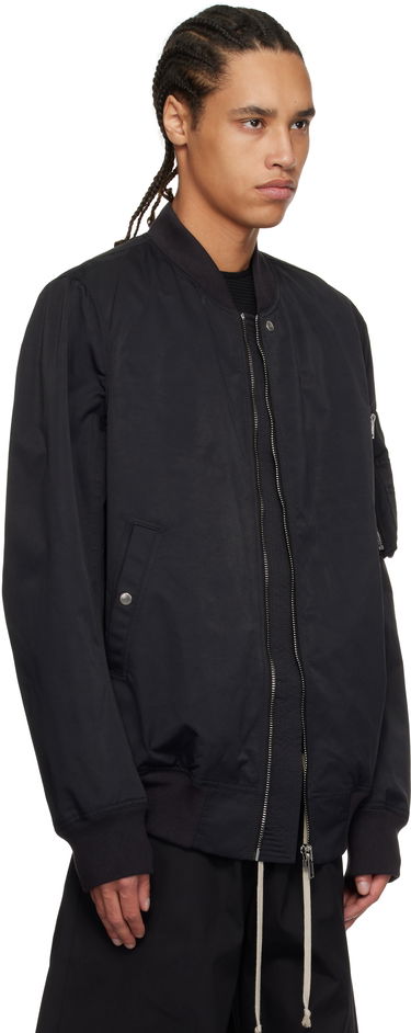 Bomber-takki Rick Owens Rick Owens DRKSHDW Hollywood Classic Flight Bomber Jacket Musta | DU01E3774 MU, 1