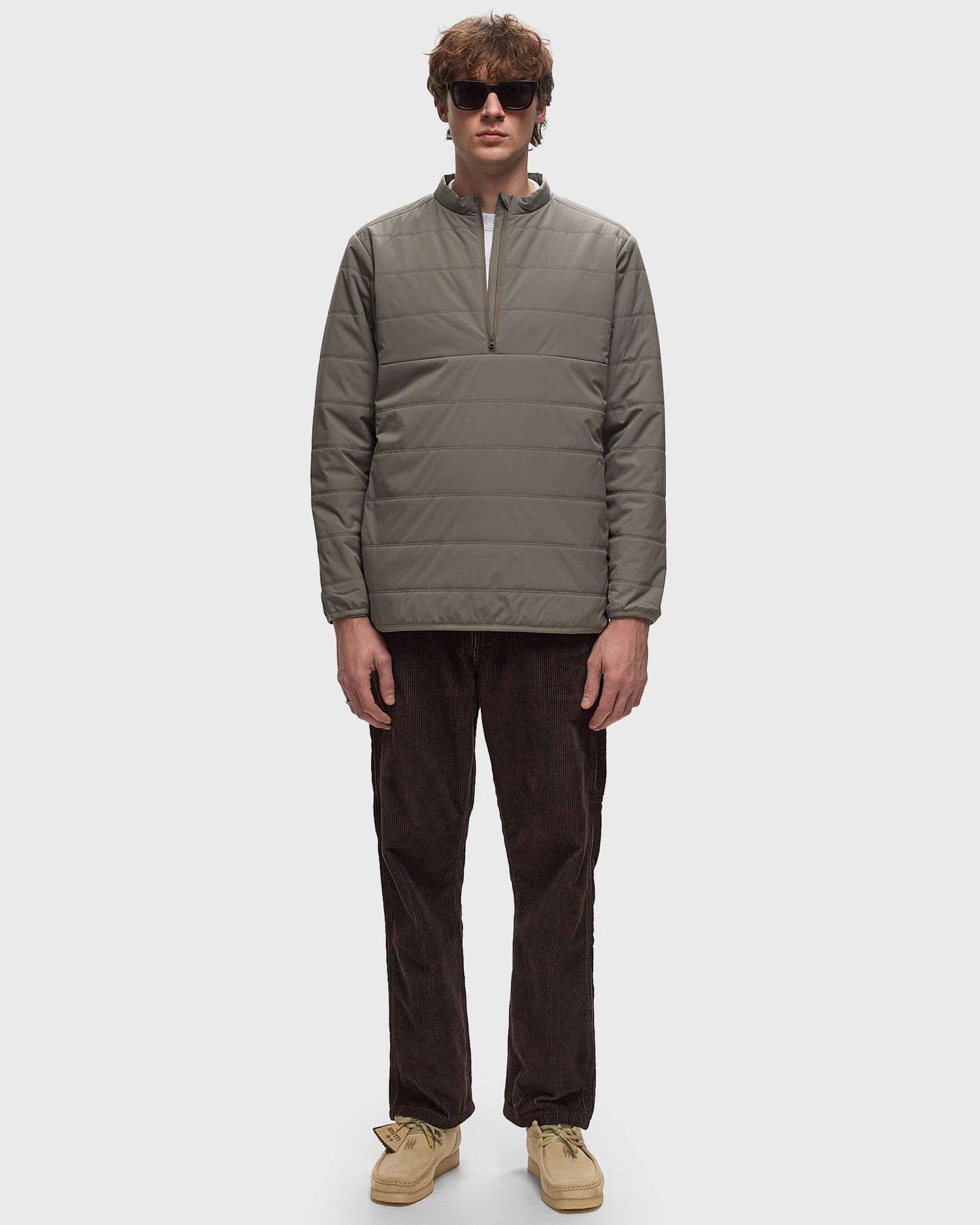 Takki Snow Peak Flexible Insulated Half Zip Pullover Harmaa | SW-24AU004-KHAKI, 1