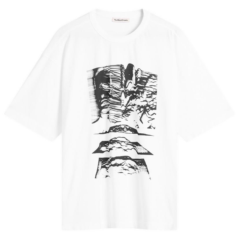 T-paita YMC YMC Triple Mountains T-Shirt, Size Small Valkoinen | P6ZAE-10