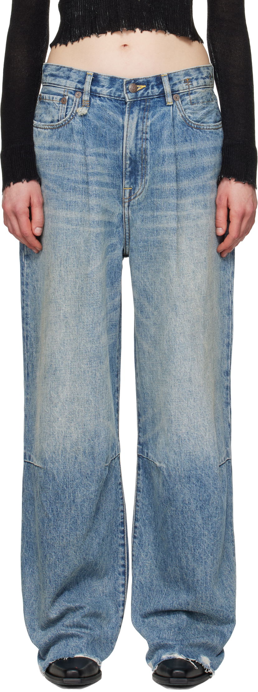 Jeans R13 R13 Wayne Articulated Knee Jeans Sininen | R13WD146-D149C