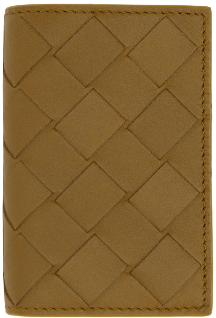 Lompakko Bottega Veneta Tiny Trifold Wallet Beige | 667036 VCPQ4, 0