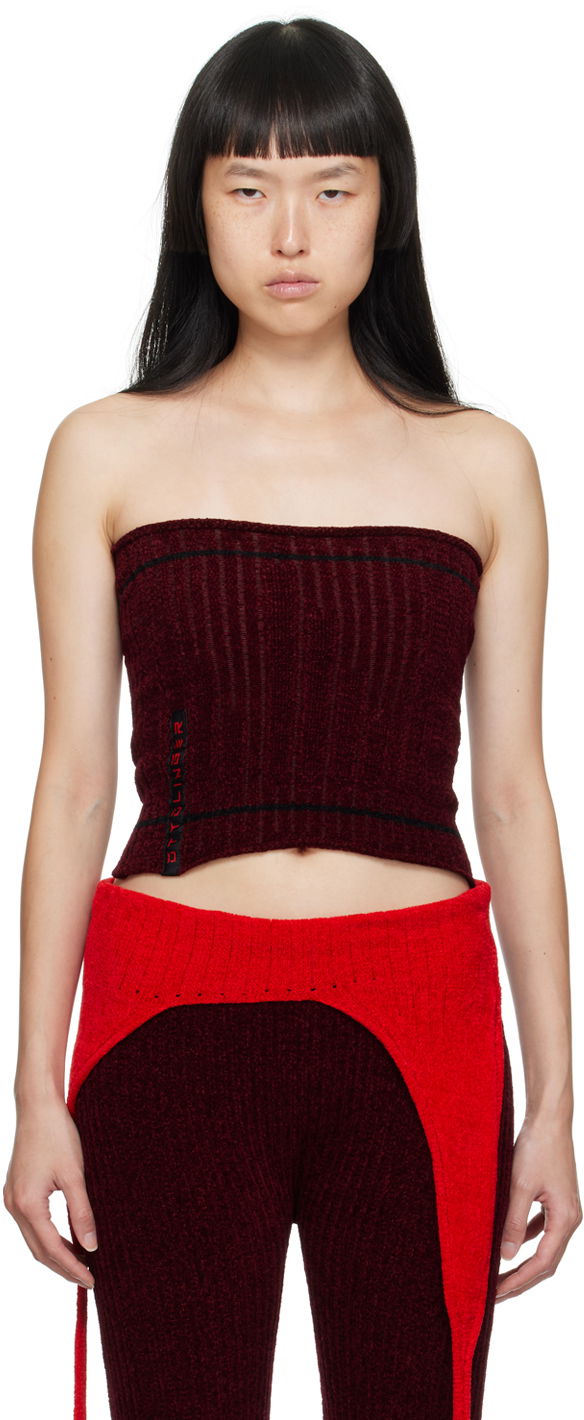 Tankkitoppi Ottolinger Ottolinger Patch Tube Top Punainen | 708002
