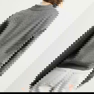 Poolopaita Samsoe Samsoe Sadory Long Sleeve Polo Top Harmaa | F25400107-CLR001804, 3
