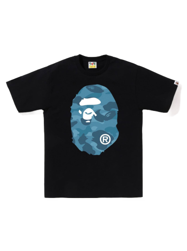 T-paita BAPE Honeycomb Camo Big Ape Head Tee Musta | 1J30-110-041