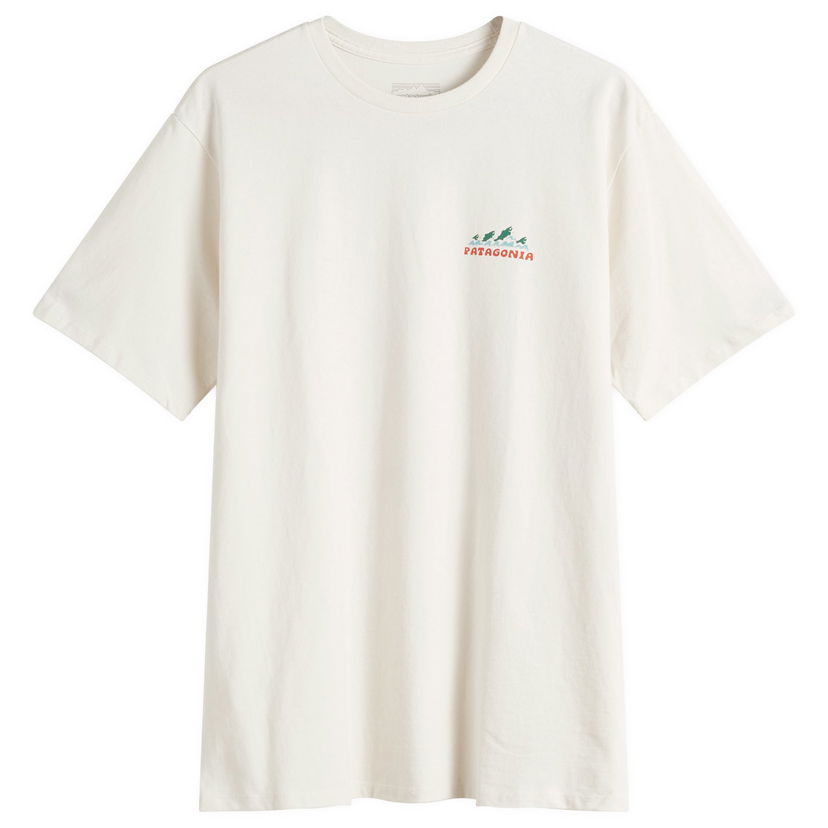T-paita Patagonia Organic T-Shirt, Size Medium Valkoinen | 37790-UDNL