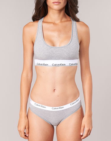 Rintaliivit CALVIN KLEIN MODERN COTTON UNLINED BRALETTE Harmaa | 0000F3785E-020-NOOS, 3