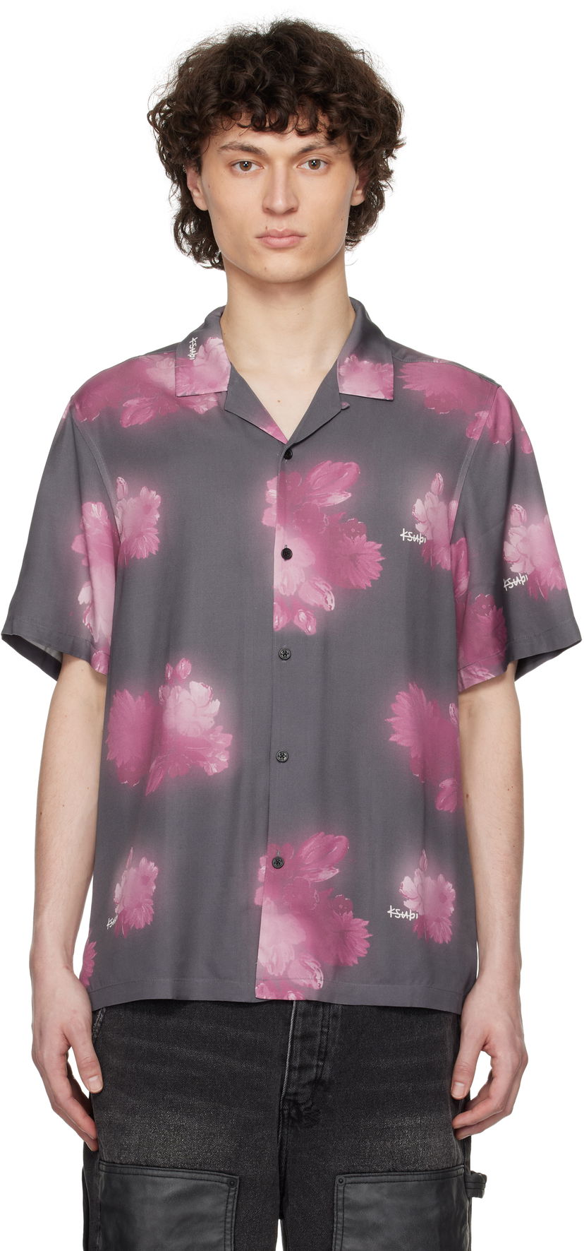 Paita Ksubi Ksubi Cursed Resort Short Sleeve Shirt Harmaa | MSP25SH007