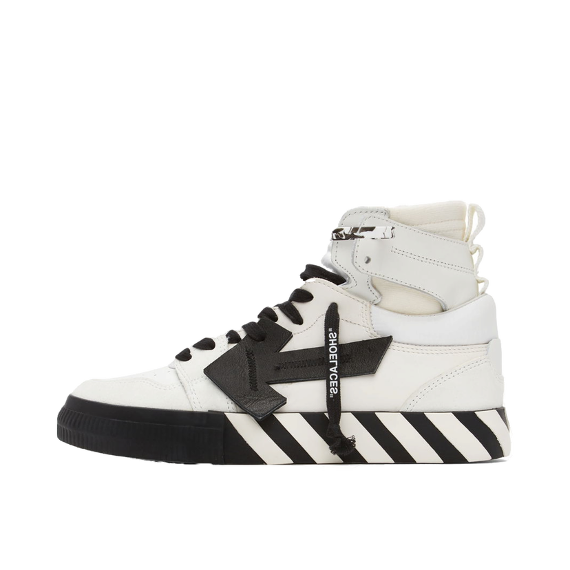 Tennarit ja kengät Off-White High Top Vulcanized Leather Valkoinen | OMIA225F21LEA0010110