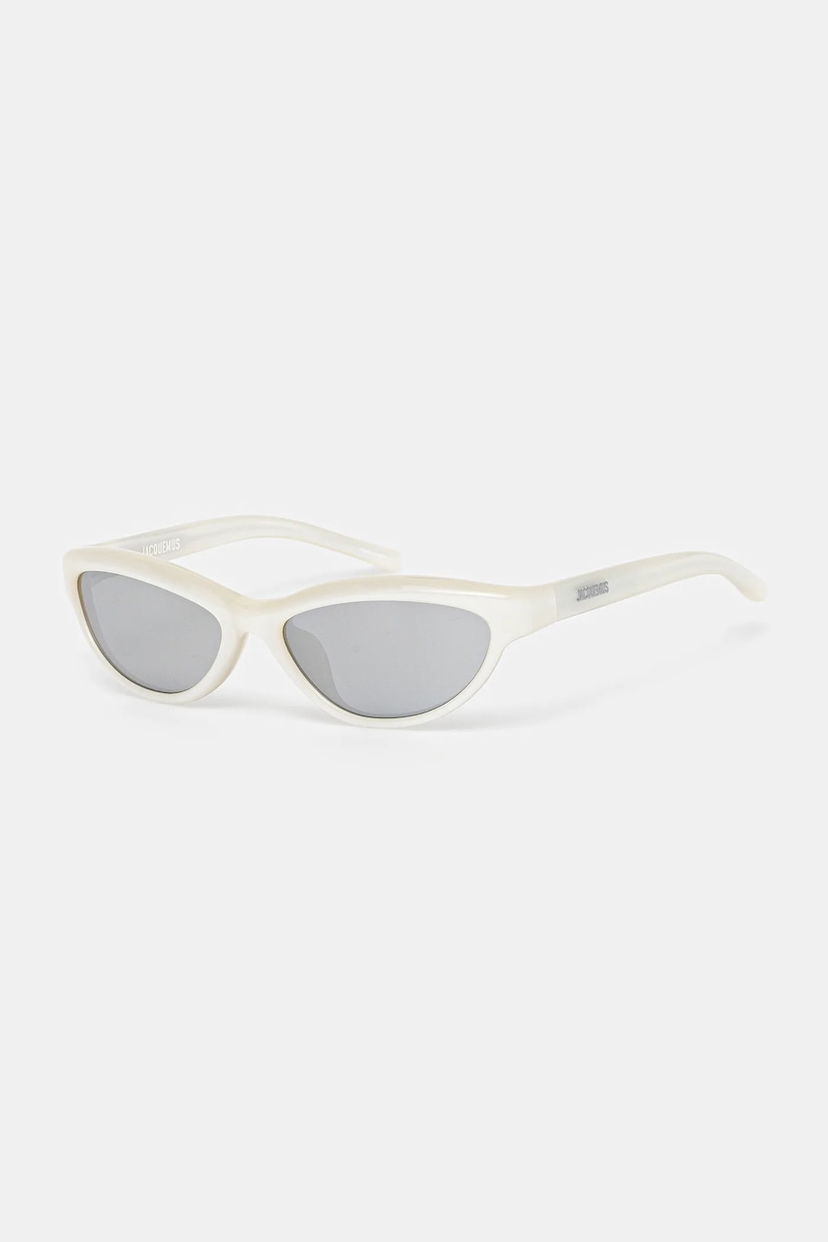 Aurinkolasit Jacquemus Jacquemus CURVO Sunglasses Valkoinen | JAC134C1SUN