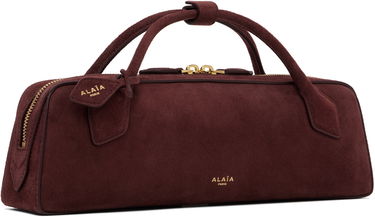 Käsilaukku Alaïa 'Le Teckel' Suede Top Handle Bag Musta | AA1S06026CA328, 1