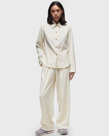 Housut Samsoe Samsoe Samsøe & Samsøe JULIA Casual Trousers, Size L Valkoinen | F23100048-SOLITARY-STAR, 3