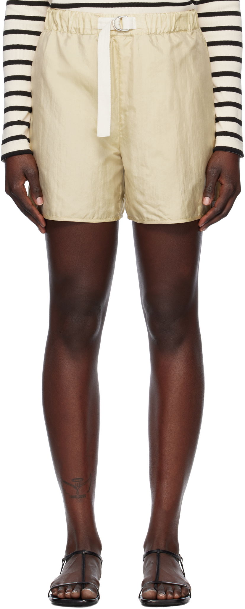 Shortsit Jil Sander Jil Sander Regular Fit Shorts Beige | J40KA0256_J70003