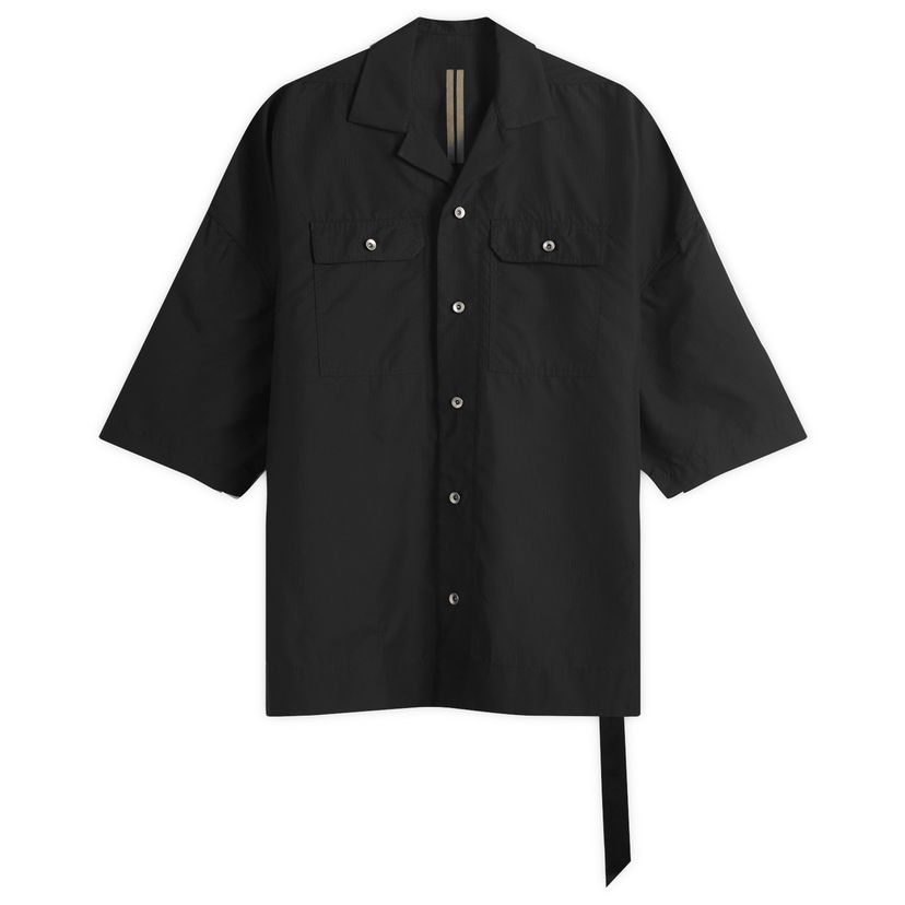 Paita Rick Owens DRKSHDW Magnum Tommy Shirt, Size Small Musta | DU01E3290-NR-09
