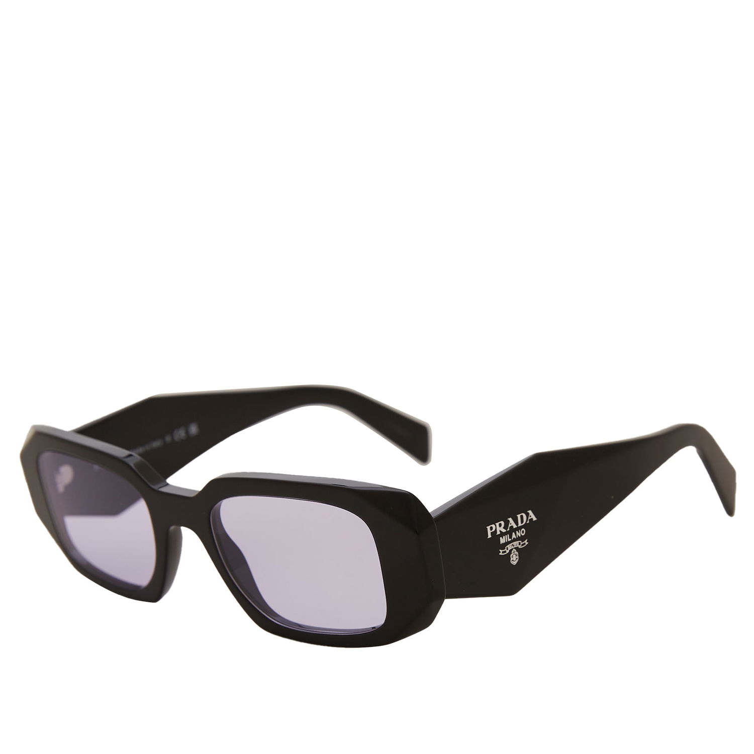 Aurinkolasit Prada Black / Violet 17WS Sunglasses Musta | 0PR-17WS-16K40J49, 1
