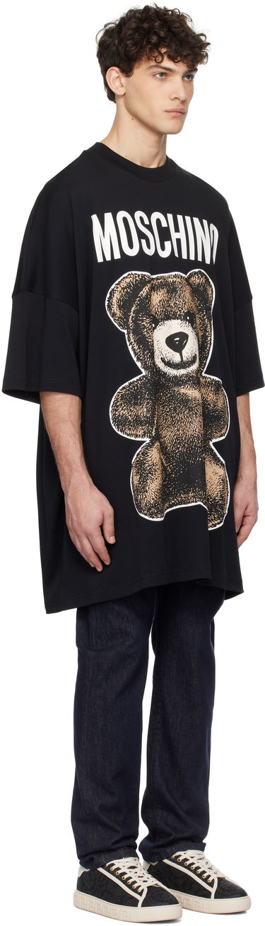 T-paita Moschino Moschino Oversized Teddy Bear Graphic Tee Musta | 251ZZV071202441555, 1
