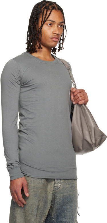 T-paita Rick Owens Concordians Basic LS T-shirt Harmaa | RU02E1252 JA, 1