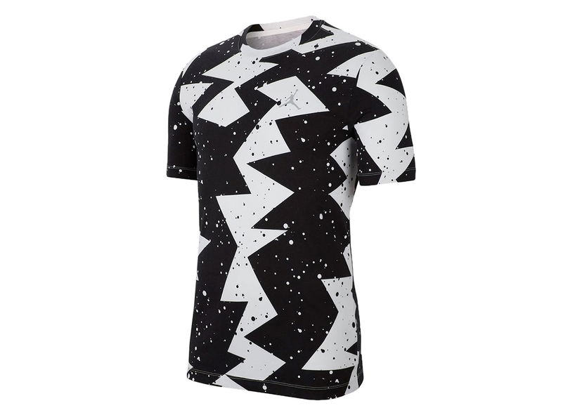 T-paita Jordan Jordan Printed Poolside Tee Black Musta | CJ6215-010