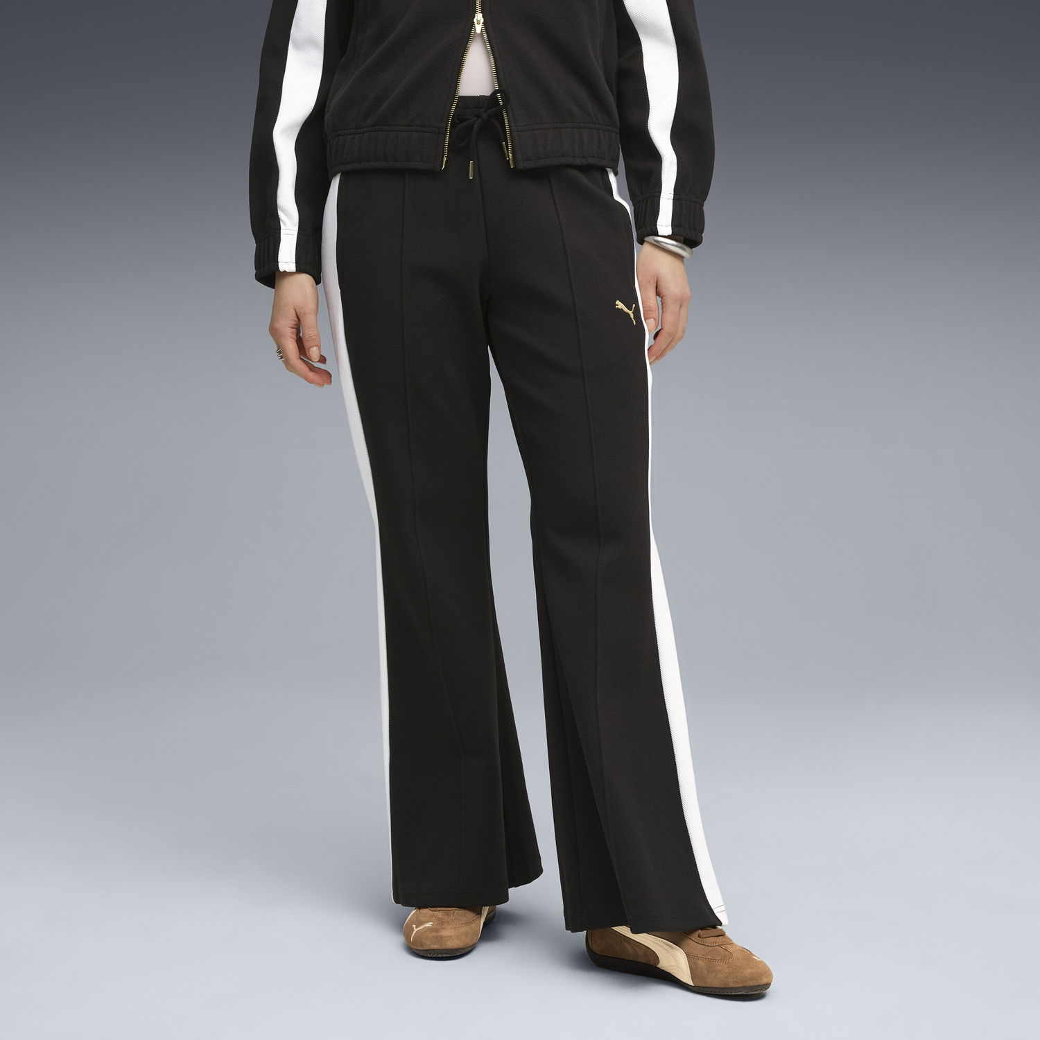 Verryttelypuku Puma T7 Flared Track Pants Musta | 632138_01, 0