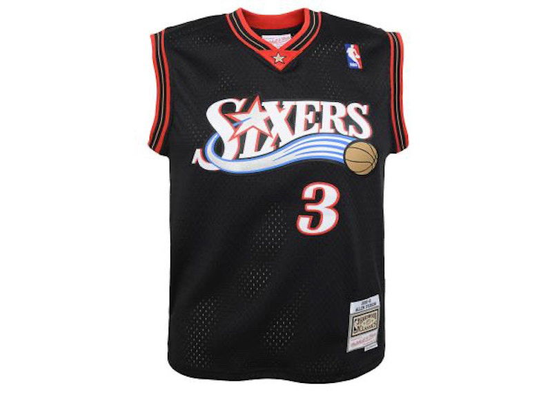 Jersey Mitchell & Ness Mitchell & Ness Philadelphia 76Ers Allen Iverson Swingman Jersey Musta | 9N2B7BRD0-76RIA-Y00