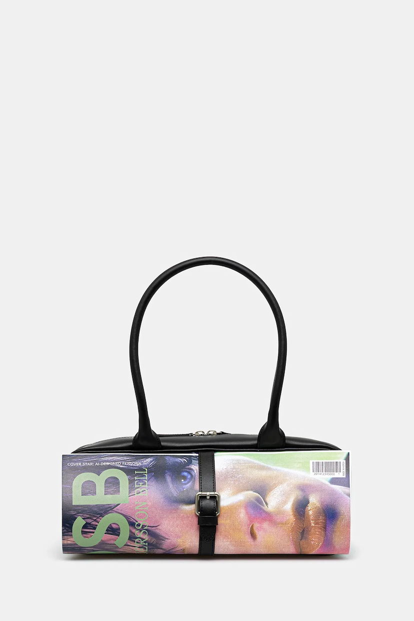 Käsilaukku Andersson Bell Andersson Bell Magazine Leather Handbag Musta | aaa490w
