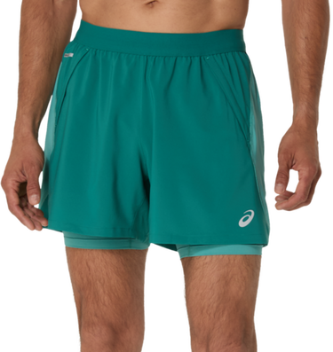 Shortsit Asics Road 2-in-1 5" Shorts Vihreä | 2011d245-301, 0