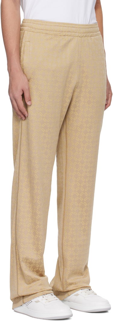 Verryttelyhousut Givenchy Shiny Monogram Jacquard Sweatpants Beige | BM51HS316G277, 1
