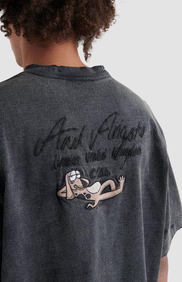 T-paita AXEL ARIGATO Wes Distressed T-Shirt Musta | A2225001, 7