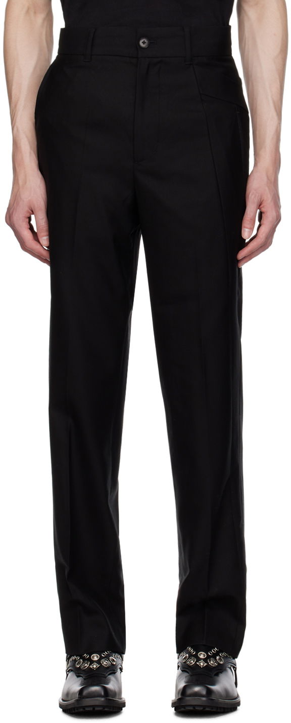 Housut Feng Chen Wang Feng Chen Wang Paneled Trousers Musta | FUF16TR13B