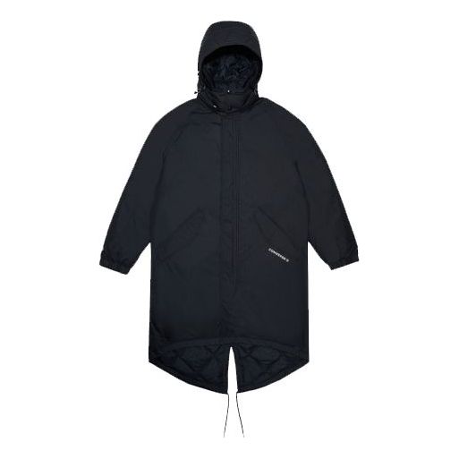 Parka Converse Long Down Trench Coat Musta | 10019985-A01